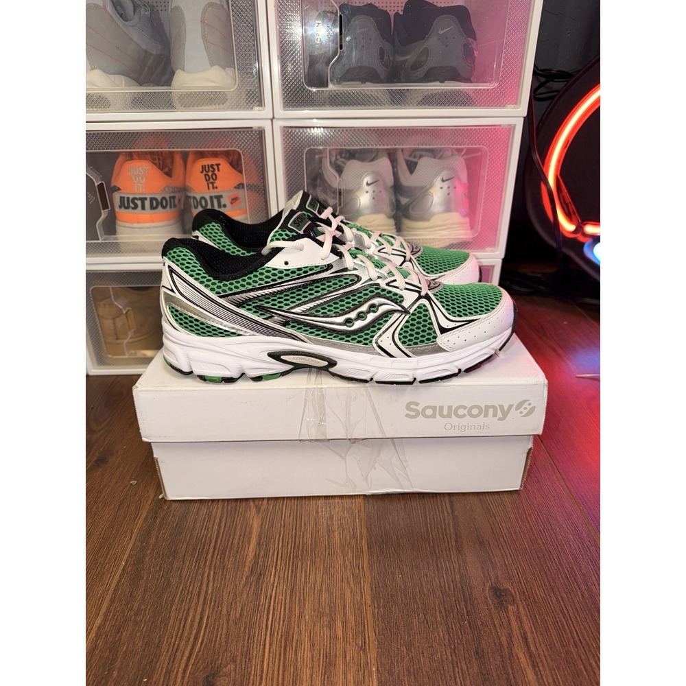 Size 10 - Saucony Grid Ride Millennium White Fern S70812-26